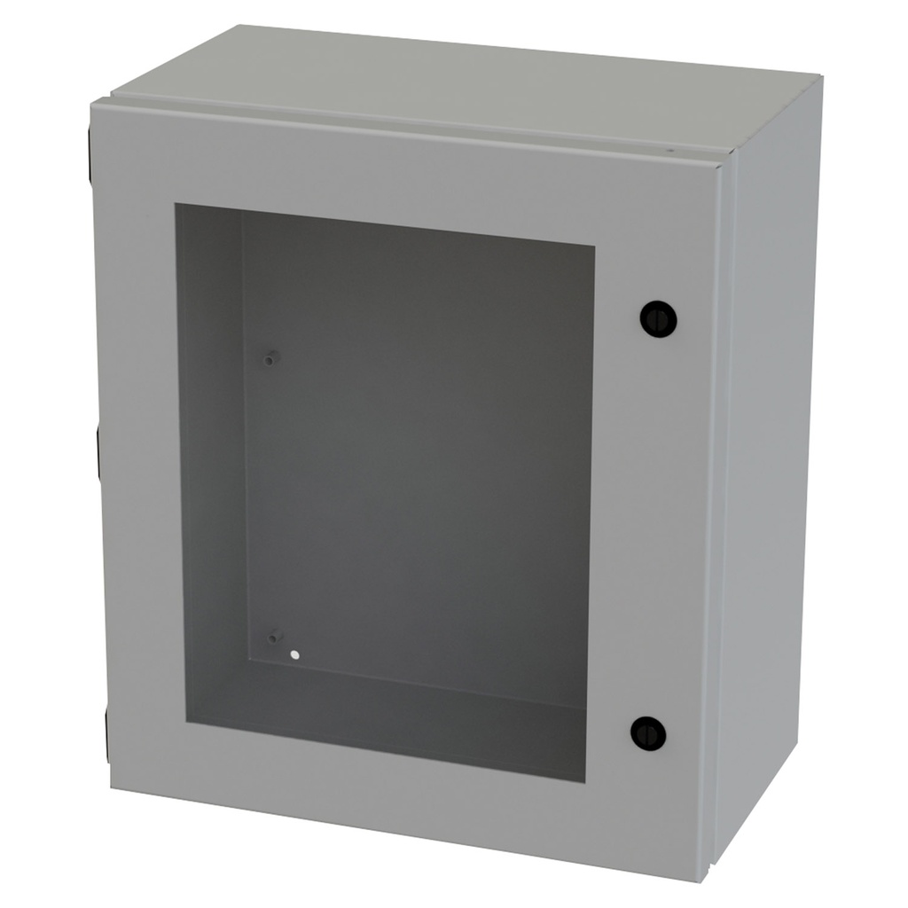 NEMA 3R, 4, 12 Junction Box, Wallmount, 16" H x 14" W x 8" D, Carbon