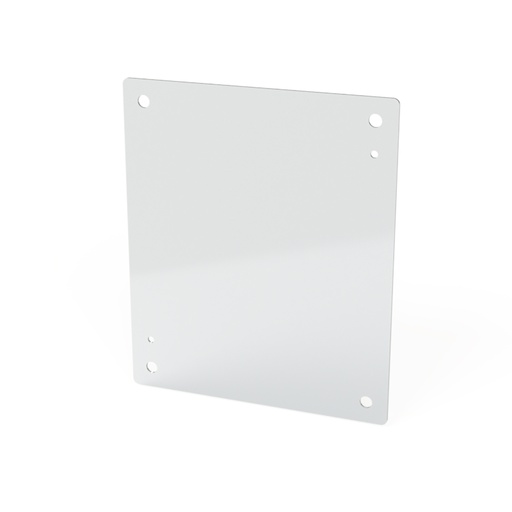 [SCE-16DLP14] Enclosure Sub-Panel, 13" H x 11" W, Carbon Steel, Powder Coat White