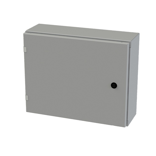 [SCE-16EL2006LP] NEMA 3R, 4, 12 Enclosure, Wallmount, 16" H x 20" W x 6" D, Carbon Steel, Powder Coat gray, Heavy Duty
