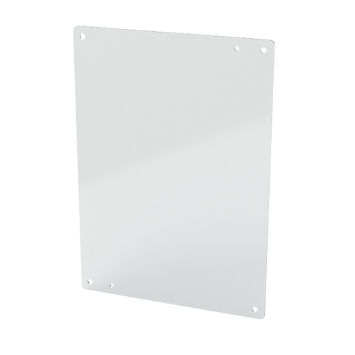 [SCE-16N12MP] Enclosure Sub-Panel, 14" H x 10" W, Carbon Steel, Powder Coat White