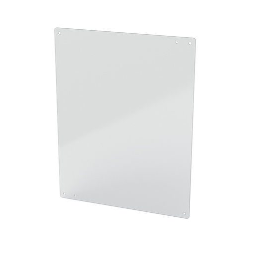 [SCE-20N16MP] Enclosure Sub-Panel, 18" H x 14" W, Carbon Steel, Powder Coat White