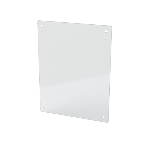 [SCE-20P16] Enclosure Sub-Panel, 17" H x 13" W, Carbon Steel, Powder Coat White