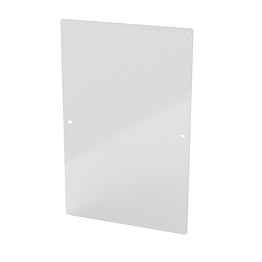 [SCE-24N16MP] Enclosure Sub-Panel, 22" H x 14" W, Carbon Steel, Powder Coat White