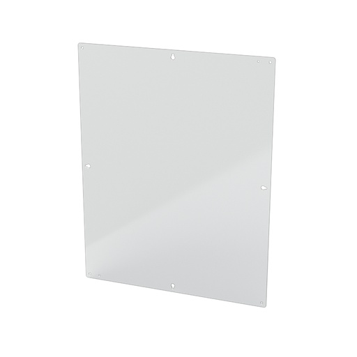 [SCE-30N24MP] Enclosure Sub-Panel, 28" H x 22" W, Carbon Steel, Powder Coat White