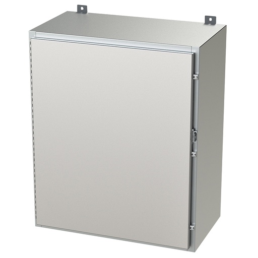 [SCE-36H3016SSLP] NEMA 4X Enclosure, Wallmount, 36" H x 30" W x 16" D, 304 Stainless Steel