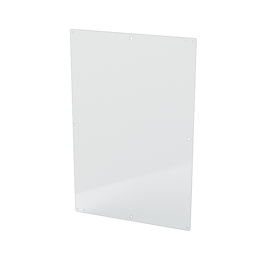 [SCE-36N24MP] Enclosure Sub-Panel, 34" H x 22" W, Carbon Steel, Powder Coat White