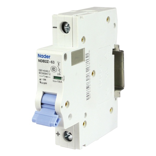 [NDB2Z-63C32-1] Mini Circuit Breaker | UL1077 Listed  | 32A  C Curve  230/240VAC  80VDC  10kAIC |  DIN Rail Mount |  Non Polarized |  MCB Branch Circuit Protection | NDB2Z-63C32-1 (1 Pole, C Trip, 32 Amp)
