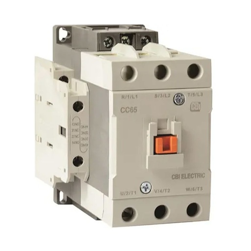 [CC65-110] 3 Pole IEC Contactor 100 Amp, 3 Phase Contactor 120V Coil, DIN Rail, Panel Mount 3 Pole AC Contactor, UL508 Listed