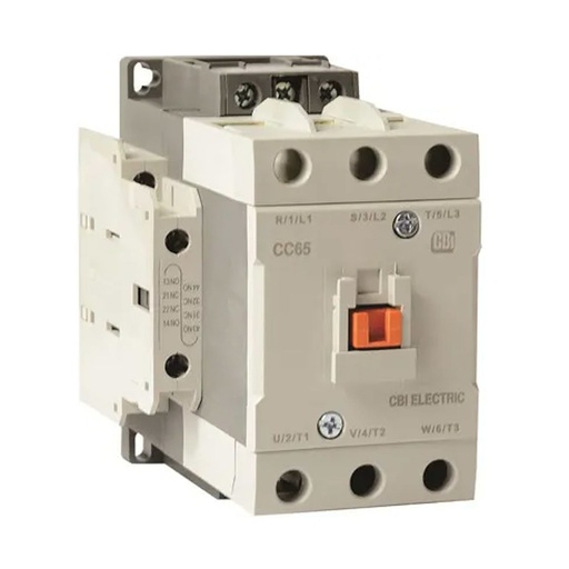 [CDC65-24] 3 Pole IEC Contactor 100 Amp, 3 Phase Contactor 24Vdc Coil, DIN Rail, Panel Mount 3 Pole IEC DC Contactor, UL508 Listed