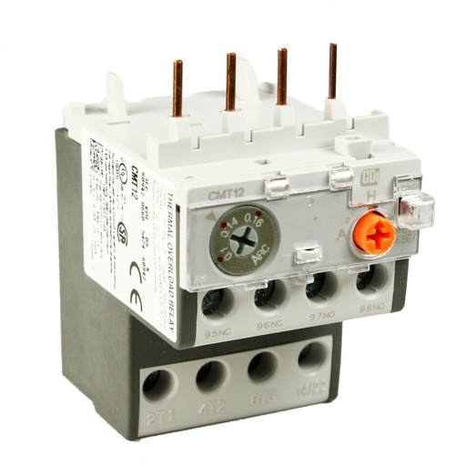 [CMT12-0-14] 0.14 A Thermal Overload Relay for CC18 and CDC18 Contactors