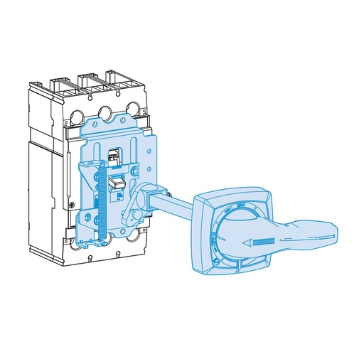 [EHV0C-12] UTE100 MCCB Accessory | Disconnect Handle w/12" Shaft | NEMA Type-3/3R/4 Rated