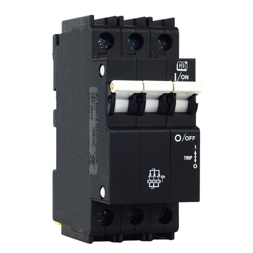 [QL313DMKM10] 10 Amp DIN Rail Circuit Breaker, 240V AC, 3 Pole, Only 39 mm Wide, UL489 Listed