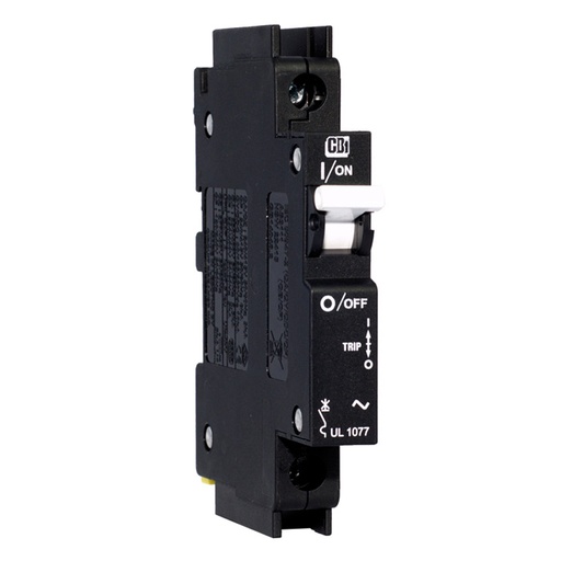 [QY113DMU210] 10 Amp, 1 Pole DIN Rail Circuit Breaker, 80 V DC, C Trip Curve, DIN Rail Mount, UL 489A