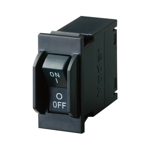 [NDB330J46-1QHY110R] Snap-in panel mount, hydraulic magnetic circuit breaker, 1 pole, 6 amp