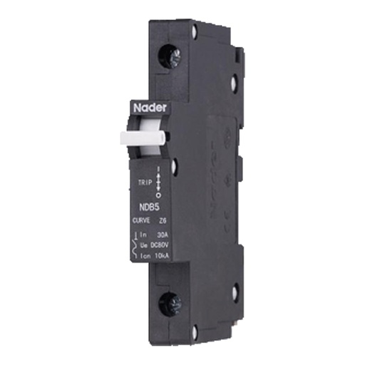 [NDB5-J425-1P] 25 Amp, 1 Pole, 240V AC, Trip Curve: J4, DIN Rail Mount-Hydraulic-Magnetic Circuit Breaker, UL1077