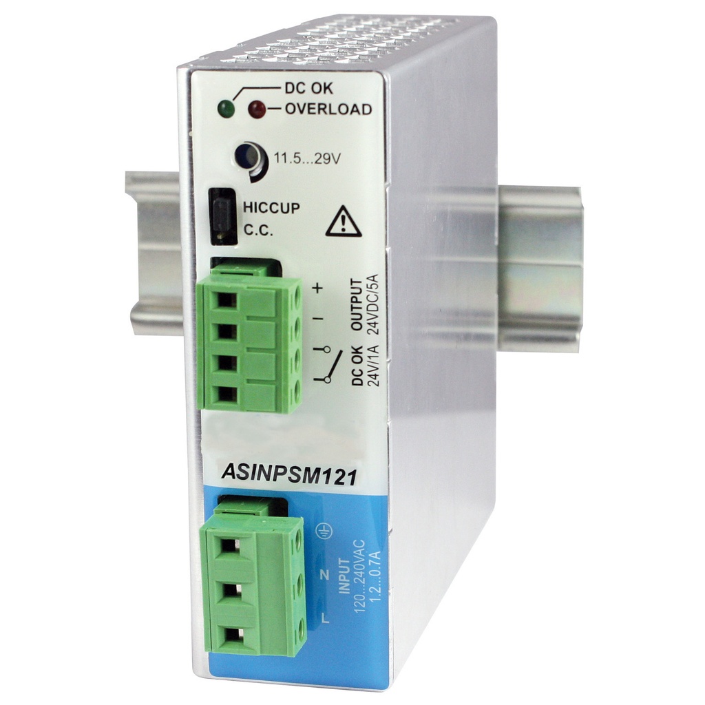 48 Vdc DIN Rail Power Supply, Parallel Model, Ultra Compact, 2.5A ...