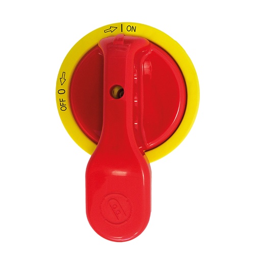 [312-0001] Red Locking Disconnect Switch Handle, 2 Position
