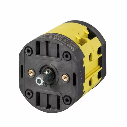 [C0400006R-CAP] ASI C0400006R Rotary Cam Switch | 6-Pole, 40Amp, 600V AC | 2-Position ON/OFF Load Break Switch | Rear Panel Mount | UL508 Listed
