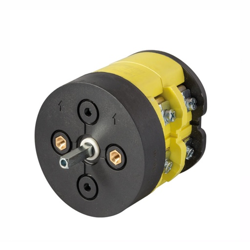 [C0800008R] 80 Amp 1 Pole Changeover Switch, 80 Amp Single Pole Rotary Changeover Switch, Rear Panel Mount, UL508 Listed