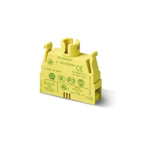 [PL004007] Lamp Holder Contact Block | BA9s Socket | Screw Terminals | 2.4W Max | UL Recognized | Fits P02, P03, PL, PLB and TLP Series Pendant Stations | ASI PL004007