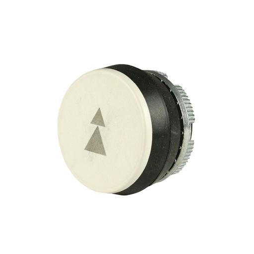 [PL005006] Pendant Station Replacement Momentary Push Button, White With 2 Speed UP Arrow, 22mm