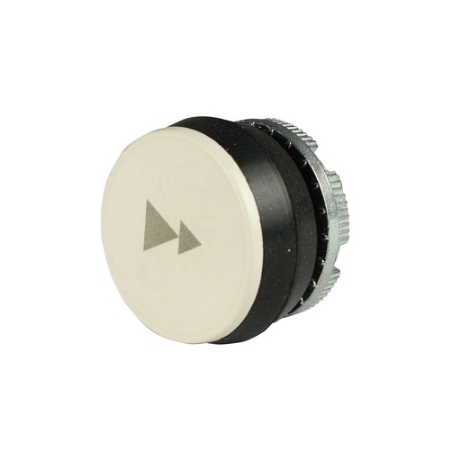 [PL005010] Pendant Station Replacement Momentary Push Button, White With 2 Speed RIGHT Arrow, 22mm