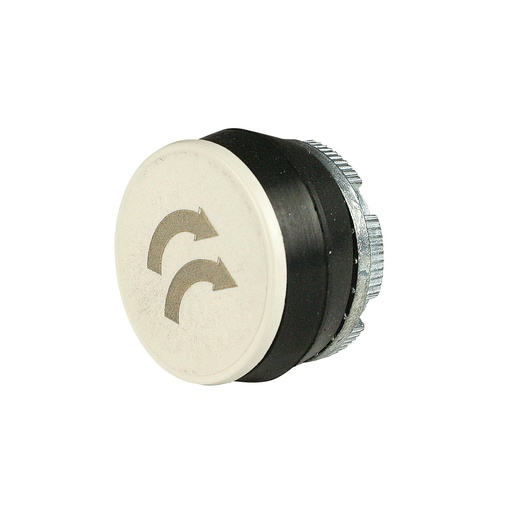 [PL005017] Pendant Station Replacement Momentary Push Button, White With 2-Speed Forward Rotation Arrows, 22mm