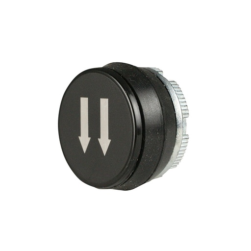 [PL005020] Pendant Station Replacement Momentary Push Button, Black With White 2-Speed DOWN Arrow
