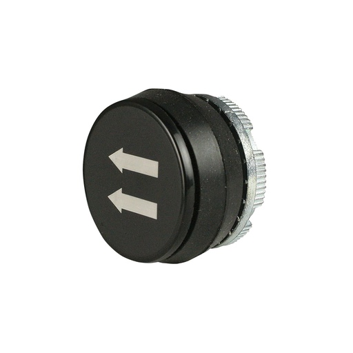 [PL005024] Pendant Station Push Button, Two Left Arrows, 22mm, Momentary, Black