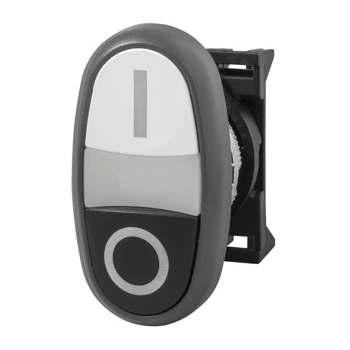 [PPDLGL-1] Dual Multi Function Illuminated Push Button, 22mm On And Off, Black And White Push Buttons With Symbols