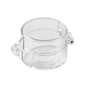 [PPF3-5] Emergency Stop Button Cover With Clear Base, Lockout prevents button from being Reset