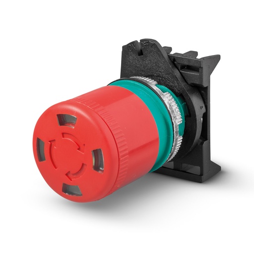 [PPFN1R3S] Emergency Stop Push Button With Visual Status Indication, 30mm, Twist to Release