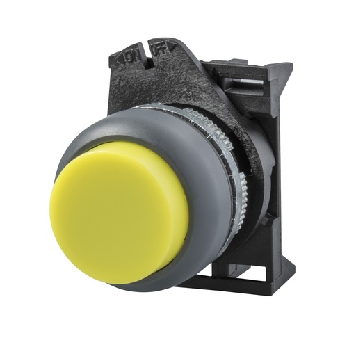 [PPSL3GL] Yellow Illuminated Push Button Switch, 22mm Momentary Illuminated Push Button, Yellow, Extended, NEMA 4X