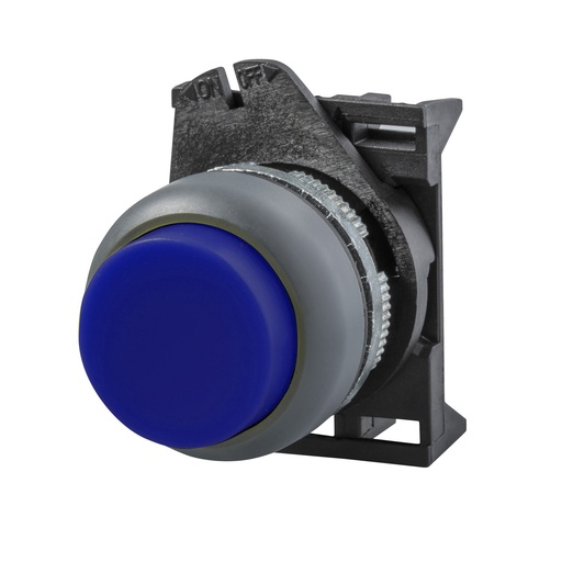 [PPSL4GL] Blue Illuminated Push Button Switch, 22mm Momentary Illuminated Push Button, Blue, Extended, NEMA 4X