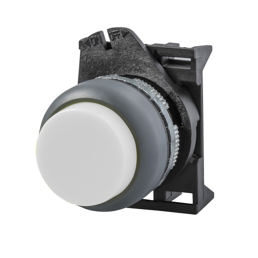 [PPSL5GL] White Illuminated Push Button Switch, 22mm Momentary Illuminated Push Button, White, Extended, NEMA 4X