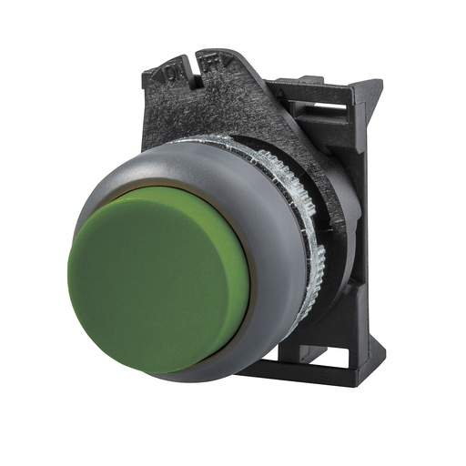 [PPSN2GL] Green Waterproof Push Button Switch, 22mm Momentary Push Button, Extended, NEMA 4X