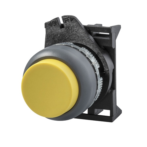 [PPSN3GL] Yellow Waterproof Push Button Switch, 22mm Momentary Push Button, Extended, NEMA 4X