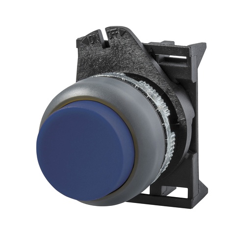 [PPSN4GL] Blue Waterproof Push Button Switch, 22mm Momentary Push Button, Extended, NEMA 4X
