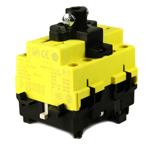 [SE163003B] 30A Rotary Disconnect Switch, Motor Disconnect Switch 30A, Panel Mount, 3 Pole, 2 to 15HP, UL508 Listed