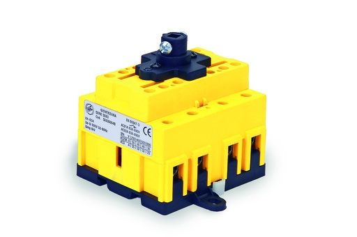 [SE630004B] 60A Rotary Disconnect Switch, Motor Disconnect Switch 60A, Panel Mount, 4 Pole, 3 to 25HP, UL508 Listed