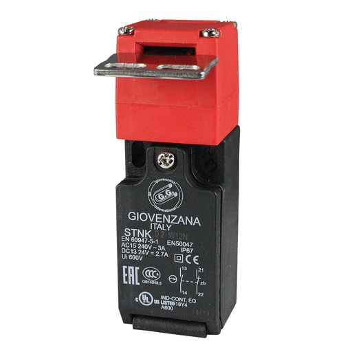 [STNK02-W12N] ASI STNK02W12N Safety Door Hinge Switch – Slow Action with 1/2in NPT, Compact, Durable, and Reliable Safety Solution for Industrial Applications
