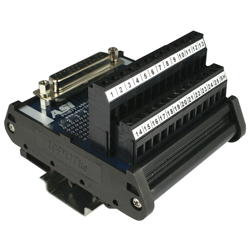 [11005] DB25 Female Breakout Board, 25 Pin Female D-Sub Connector to Screw Terminal Block Interface Module