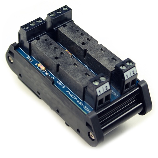 [13001] 2-Channel Socket Solid State Relay DIN Rail Mount 13001 IMSRP02