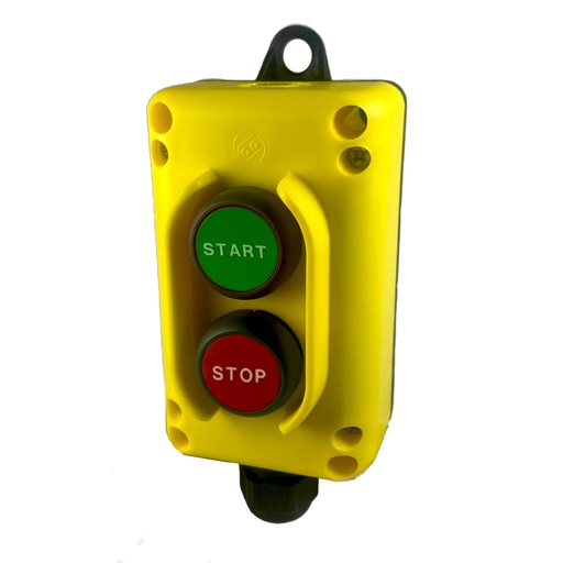 [ASITLP2SS] Start Stop Control Station, 22mm Momentary Push Buttons, 1 NO-1 NC Contacts, ASITLP2SS
