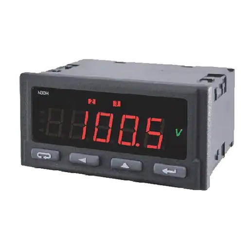 [N30H-100000U0] AMMETER 600V DC LCD PANEL MOUNT