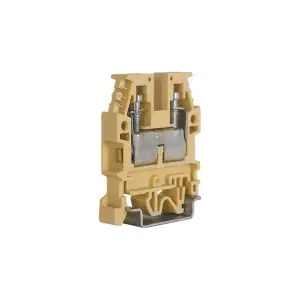 [BBC06] Screw Clamp Connection, 1-Level Feed-thru DIN Rail Terminal Block, 20-8 AWG, BIG BOX SPECIAL, 900 CBD.6