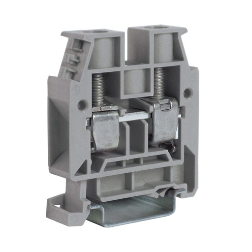 [CBC16GR] DIN Rail Screw Terminal Block, Feed Through Terminal Block, 2 Wire, 100 Amp, 16-3 AWG, 600V, 12mm Wide, 