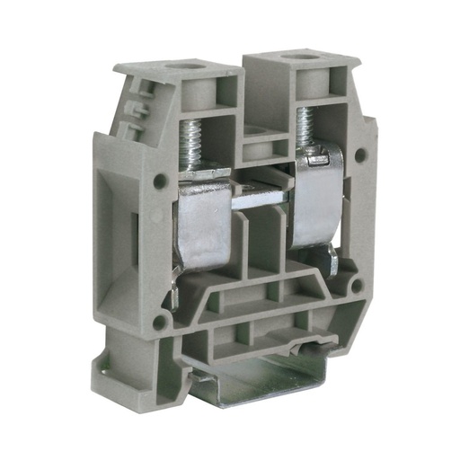 [CBC35GR] DIN Rail Screw Terminal Block, Feed Through Terminal Block, 2 Wire,  125 Amp, 12-1 AWG, 600V, 12mm Wide, 