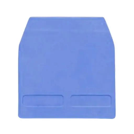 [CBX83] DIN Rail Mounted Terminal Block End Cover, (Ex)i Blue, 