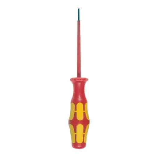 [CCV03] Screwdriver with Red/Yellow Handle, Insulated shaft, 6.30 Long